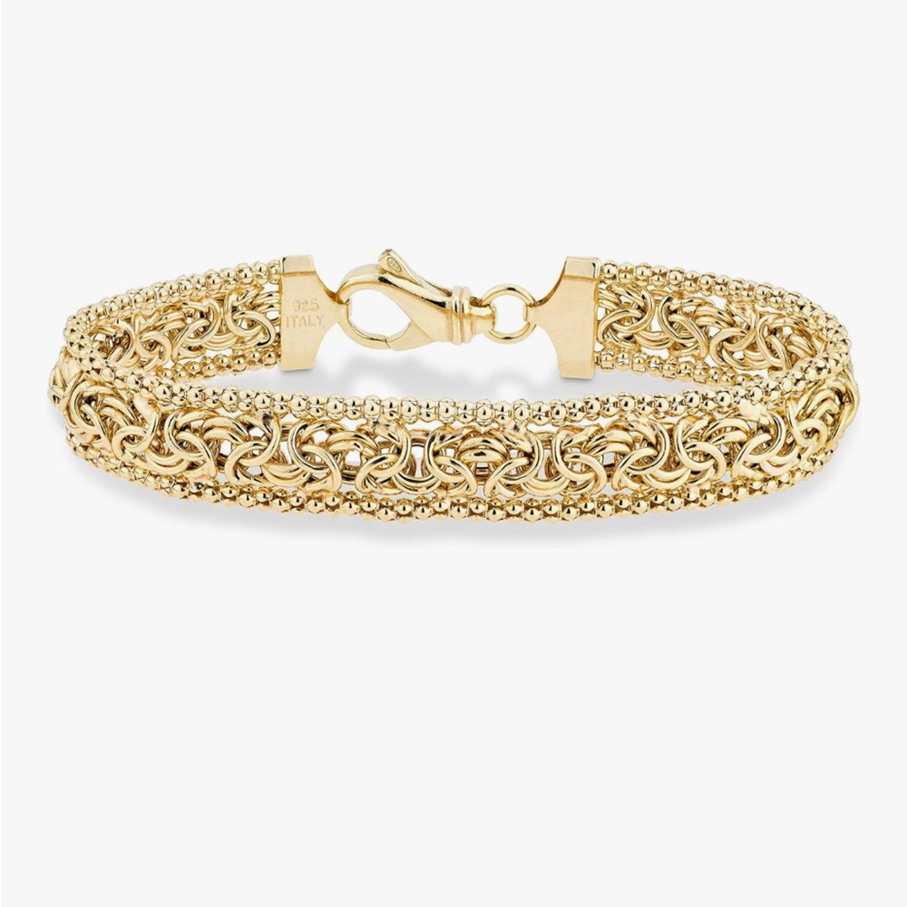 Miabella Intricate Gold Bracelet